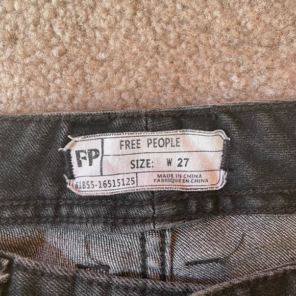 Black Free People Jeans - Picture 1 of 3